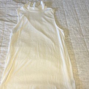 White tank turtleneck